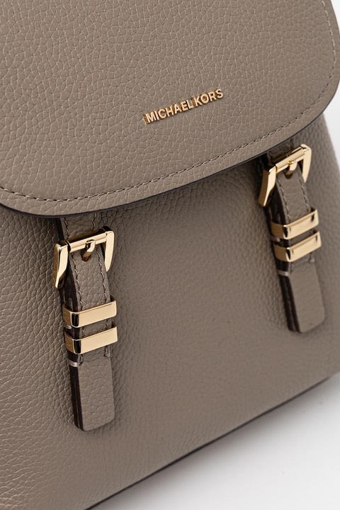 MICHAEL Michael Kors plecak skórzany QUINN damski kolor beżowy mały gładki 30T5GQNB0L - zdjęcie produktu nr 2
