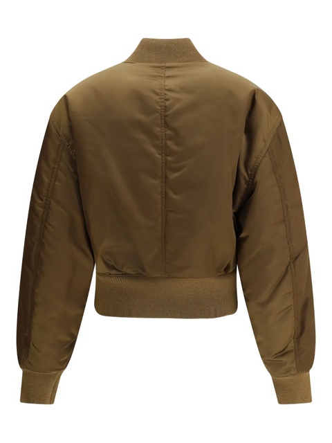 Saint Laurent zip-up bomber jacket - Green - zdjęcie produktu nr 1