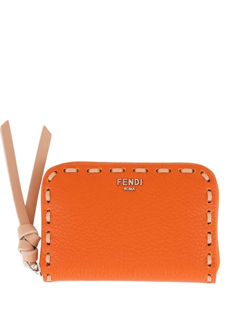 FENDI mini Peekaboo wallet - Orange - zdjęcie produktu nr 1