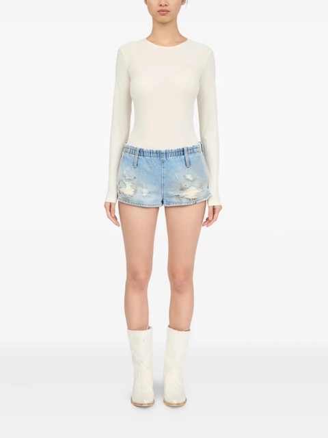 MM6 Maison Margiela denim shorts - Blue - zdjęcie produktu nr 1