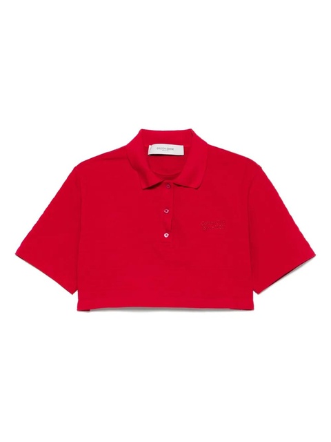 Golden Goose Golden Club-embroidered polo top - zdjęcie produktu nr 1