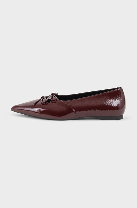 Vagabond Shoemakers baleriny skórzane HERMINE kolor bordowy 5933-160-38 - zdjęcie produktu nr 1