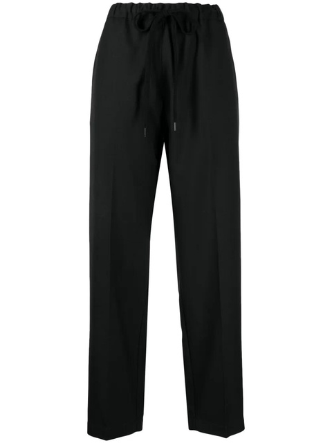 MM6 Maison Margiela single-stitch cropped trousers - Black - zdjęcie produktu nr 2