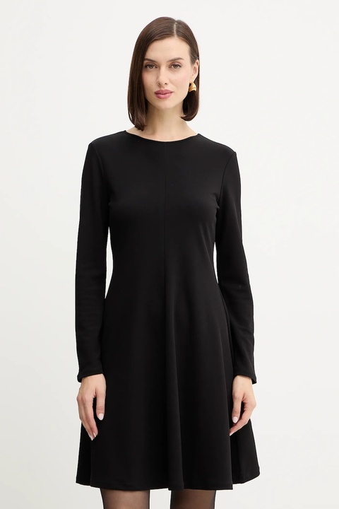 Weekend Max Mara sukienka CALIFFO kolor czarny mini rozkloszowana 2525626012600 - zdjęcie produktu nr 1