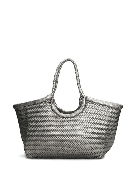 DRAGON DIFFUSION Nantucket woven tote bag - Silver - zdjęcie produktu nr 2