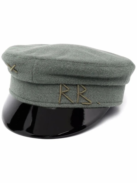 Ruslan Baginskiy contrast-peak baker boy hat - Green - zdjęcie produktu nr 1