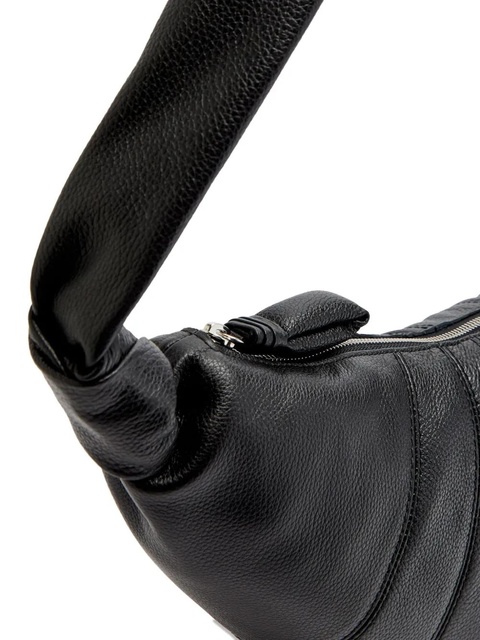 LEMAIRE Medium Croissant knotted shoulder bag - Black - zdjęcie produktu nr 2