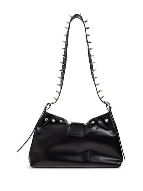 MISBHV studded logo-detail shoulder bag - Black - zdjęcie produktu nr 2