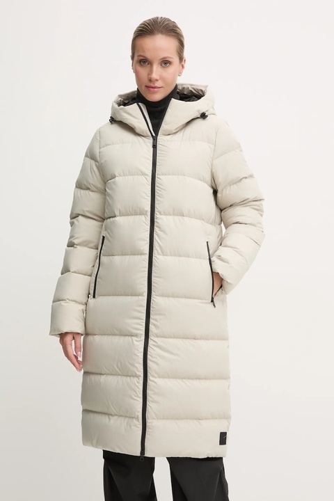 Jack Wolfskin kurtka puchowa Frozen Palace damska kolor szary zimowa 1204133 - zdjęcie produktu nr 1