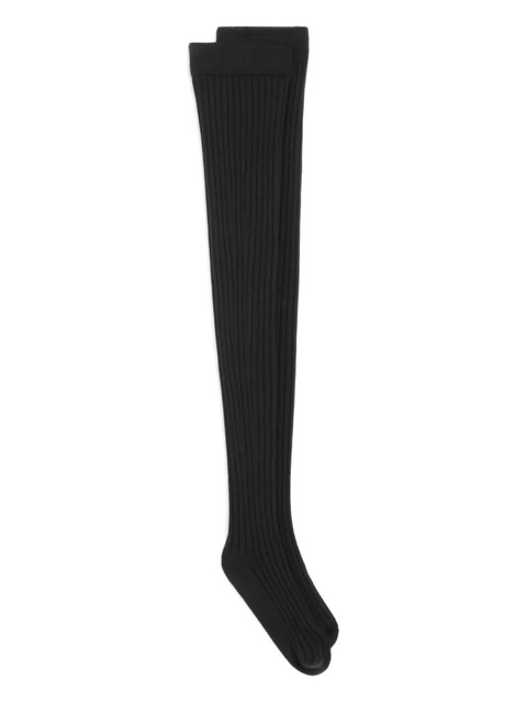 Dolce & Gabbana ribbed knee-high socks - Black - zdjęcie produktu nr 1