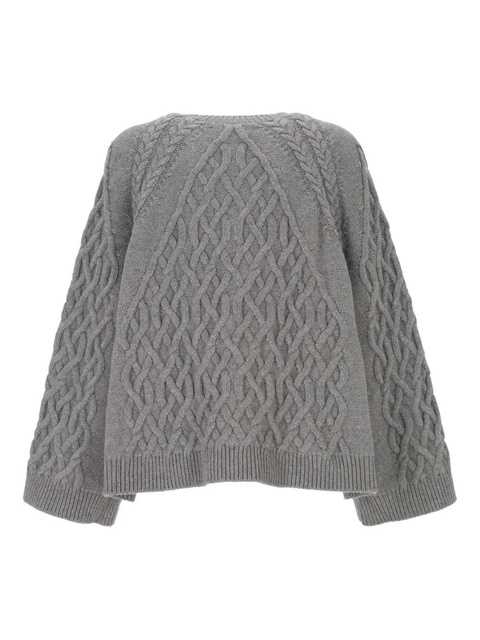 Alexander McQueen cable-knit wool sweater - Grey - zdjęcie produktu nr 2