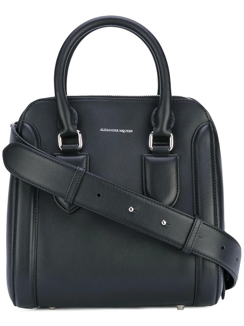 Alexander McQueen medium Heroine tote - Black - zdjęcie produktu nr 1