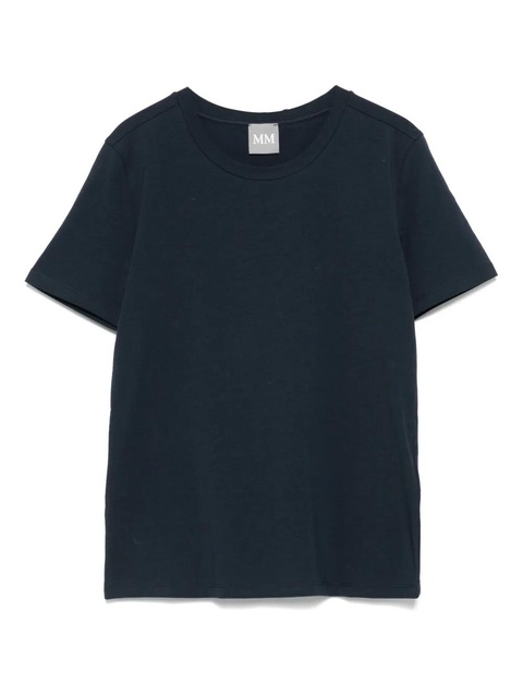 Max Mara round-neck cotton T-shirt - Blue - zdjęcie produktu nr 1