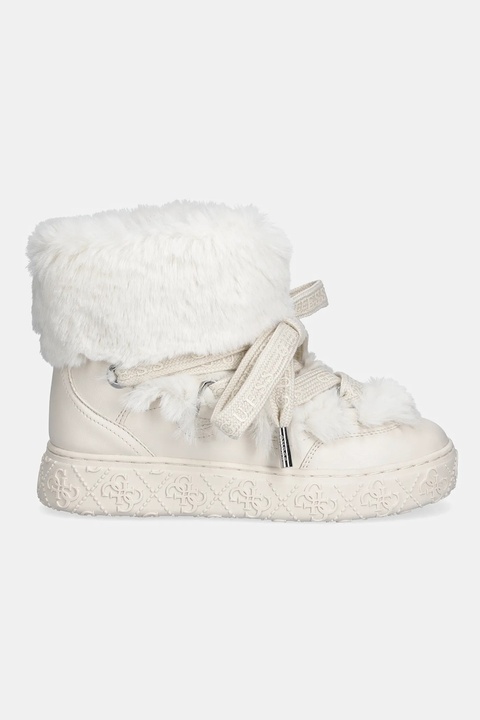 Guess śniegowce UNESSA kolor beżowy FLFUEK FUR10 - zdjęcie produktu nr 2