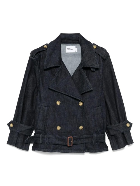 Self-Portrait denim jacket - Blue - zdjęcie produktu nr 1