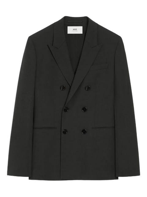 AMI Paris double-breasted wool jacket - Black - zdjęcie produktu nr 1