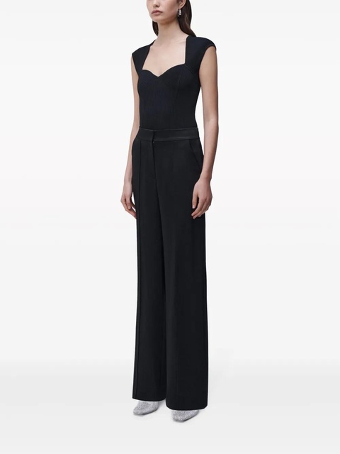 Simkhai Kyra high-waisted crepe trousers - Black - zdjęcie produktu nr 2