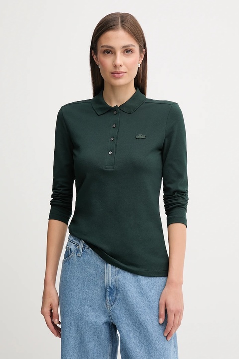 Lacoste longsleeve damski kolor zielony PF5464 - zdjęcie produktu nr 1