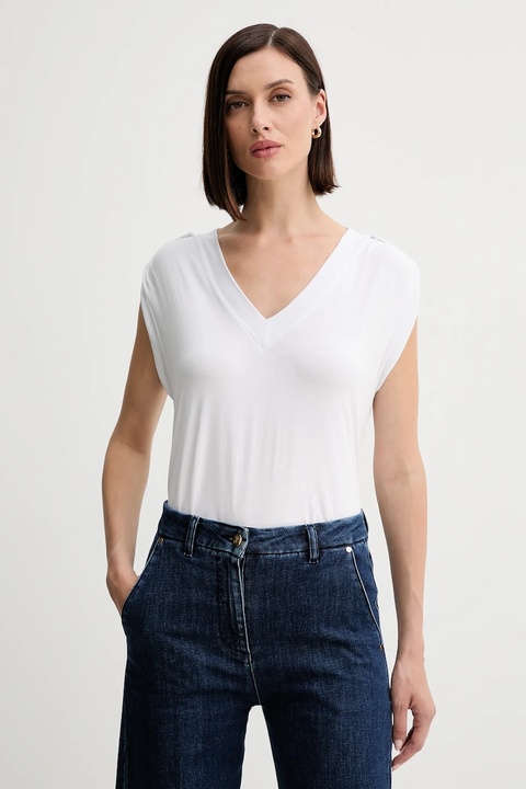 Guess t-shirt damskie kolor biały W5YP52 KCYW2 - zdjęcie produktu nr 1