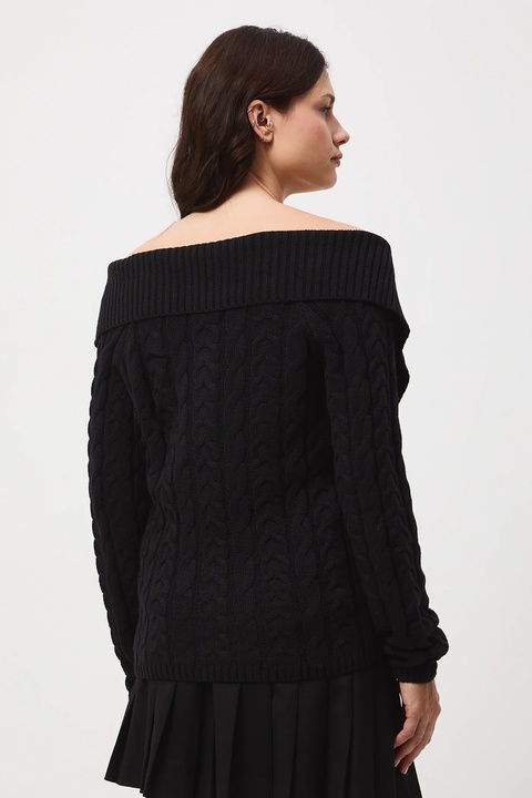 Medicine kardigan damskie kolor czarny - zdjęcie produktu nr 2