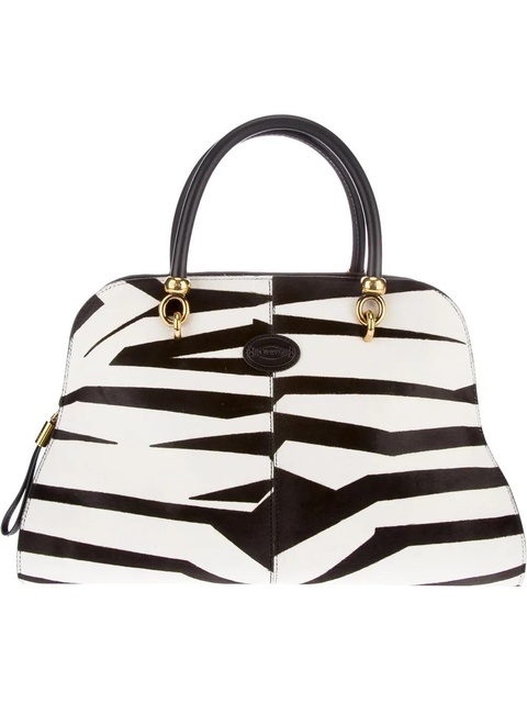 Tod's printed tote bag - Black - zdjęcie produktu nr 1