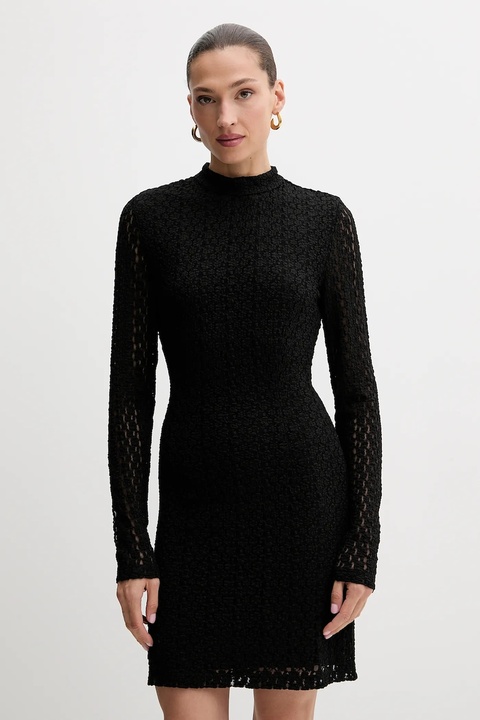 Bardot sukienka kolor czarny mini rozkloszowana 57152DB1 - zdjęcie produktu nr 1