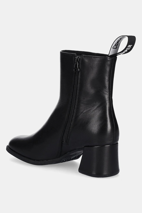 Camper botki skórzane Kora kolor czarny na słupku K400798-001 - zdjęcie produktu nr 2