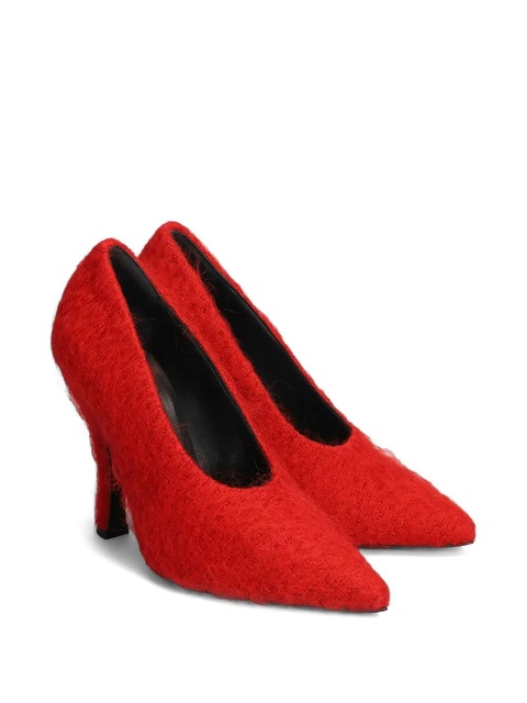 Magda Butrym 115mm loomed pointed pumps - Red - zdjęcie produktu nr 1