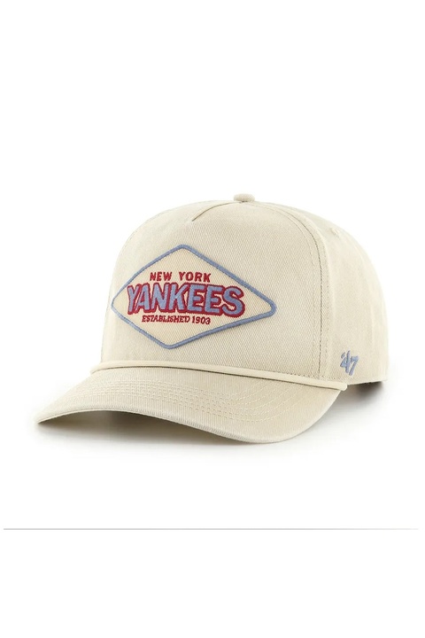 47 brand czapka z daszkiem bawełniana MLB New York Yankees kolor beżowy B-CAIRN17DHP-K0 - zdjęcie produktu nr 1