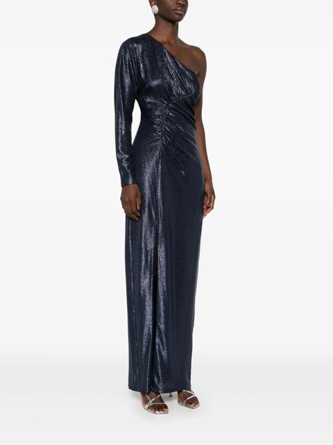 Lauren Ralph Lauren metallic one-shoulder gown - Blue - zdjęcie produktu nr 1