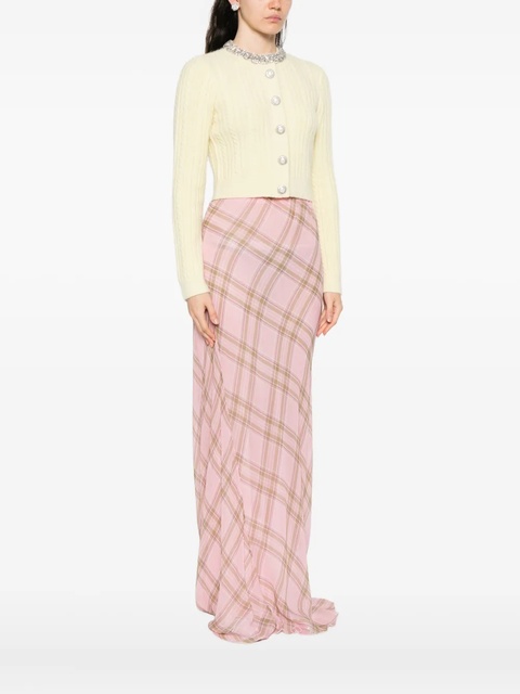 Self-Portrait button-up cardigan - Yellow - zdjęcie produktu nr 2