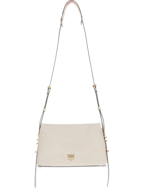 PINKO logo-plaque crossbody bag - White - zdjęcie produktu nr 1