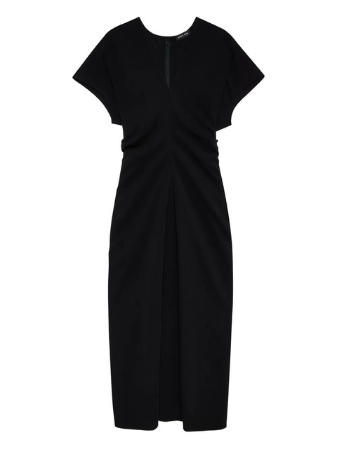 ANINE BING Zadig V-neck maxi dress - Black - zdjęcie produktu nr 1