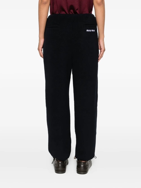 Miu Miu drawstring track pants - F0008 BLEU - zdjęcie produktu nr 2