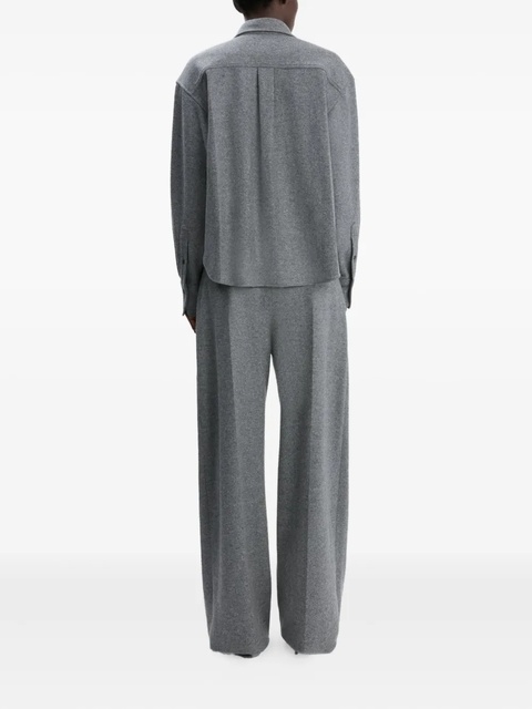 Victoria Beckham long-sleeve pocket shirt - Grey - zdjęcie produktu nr 1