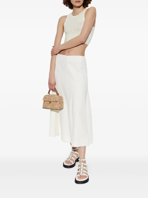 ETRO punched-detail crop top - Neutrals - zdjęcie produktu nr 2