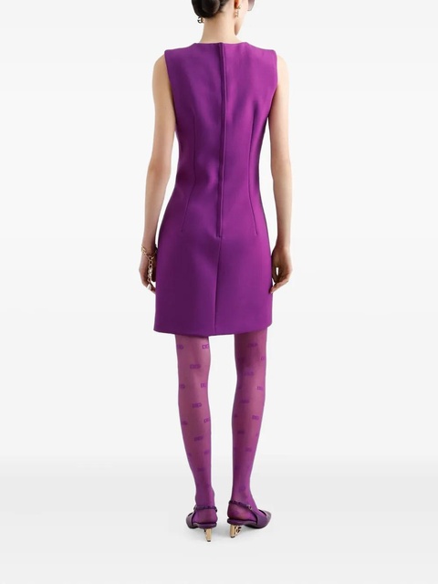 Dolce & Gabbana DNA wool mini dress - Purple - zdjęcie produktu nr 2