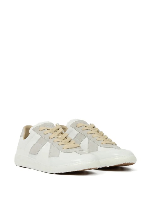 Maison Margiela leather panelled sneakers - White - zdjęcie produktu nr 2