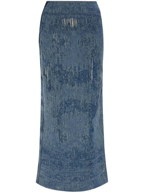 Diesel De-Megan denim skirt - Blue - zdjęcie produktu nr 1