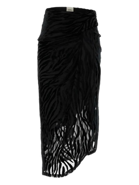 ISABEL MARANT Cristie maxi skirt - Black - zdjęcie produktu nr 2