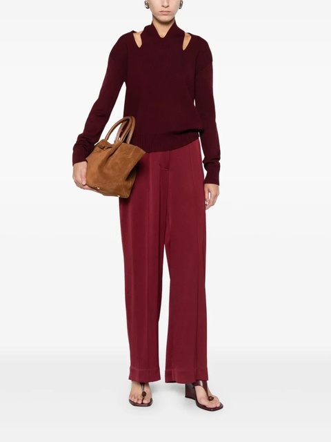Yuzefi ribbed-trim sweater - Red - zdjęcie produktu nr 2