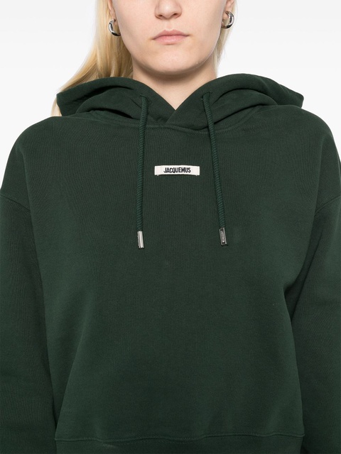 Jacquemus logo hoodie - Green - zdjęcie produktu nr 2