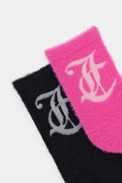 Juicy Couture skarpetki 2-pack kolor różowy JCAXS225719 - zdjęcie produktu nr 2