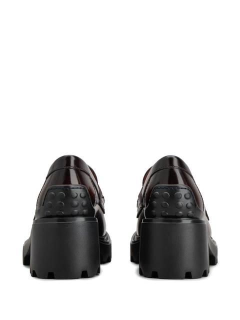 Tod's 60mm leather loafers - Brown - zdjęcie produktu nr 2