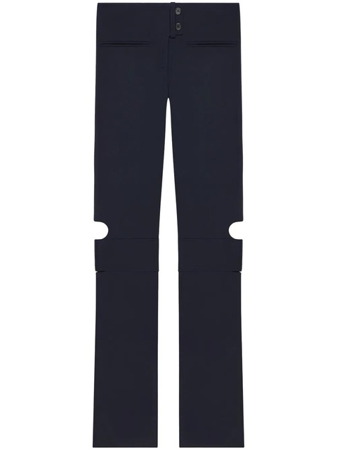 Courrèges double-buckle trousers - Blue - zdjęcie produktu nr 1