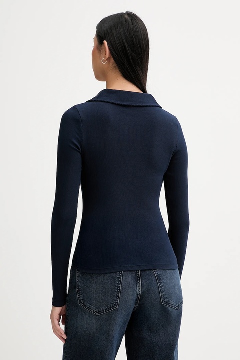 Tommy Jeans longsleeve kolor granatowy DW0DW21933 - zdjęcie produktu nr 2