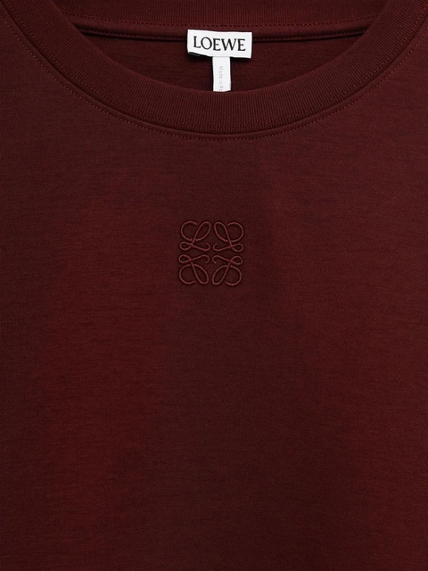 LOEWE embroidered-logo T-shirt - Purple - zdjęcie produktu nr 2