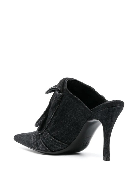 Diesel D-Venus Pocket 100mm denim mules - Black - zdjęcie produktu nr 2