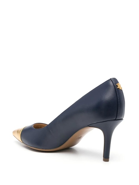 Lauren Ralph Lauren 75mm leather pumps - Blue - zdjęcie produktu nr 2