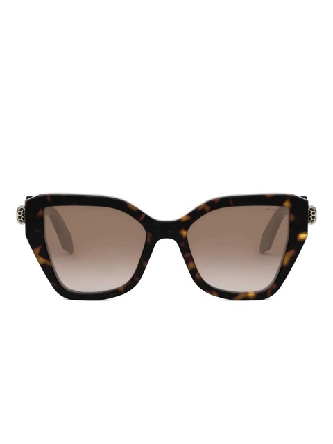 Bvlgari oversize-frame sunglasses - Brown - zdjęcie produktu nr 1